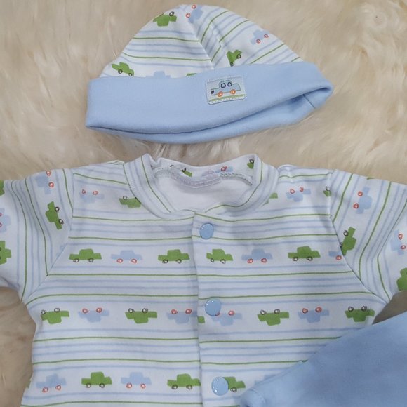 Bundle of 3 Cute Footed Onesies!! - Picture 2 of 6